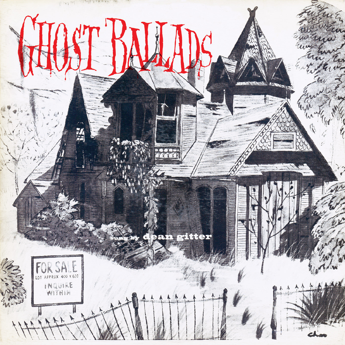 Dean Gitter - Ghost Ballads (Clear W/ Orange Pumpkin Swirl VINYL) | Mint (M) Mint (M)-