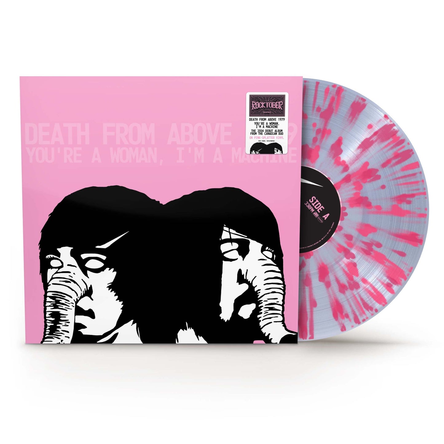 Death From Above 1979 - You're a Woman, I'm A Machine (CLEARW/PINK SPLATTER VINYL) | Mint (M) Mint (M)-