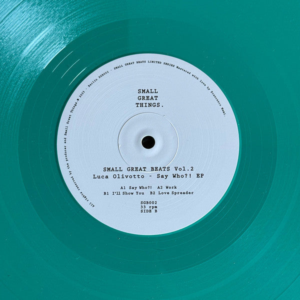 Say Who EP (COLOR VINYL) | Mint (M) Generic-