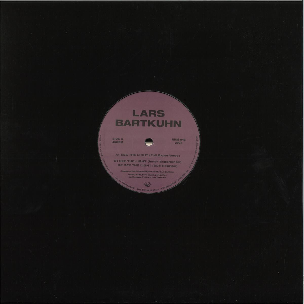 Lars Bartkuhn - See The Light (VINYL 12" Rush Hour RHM048) | NEW Mint (M) Mint (M)-