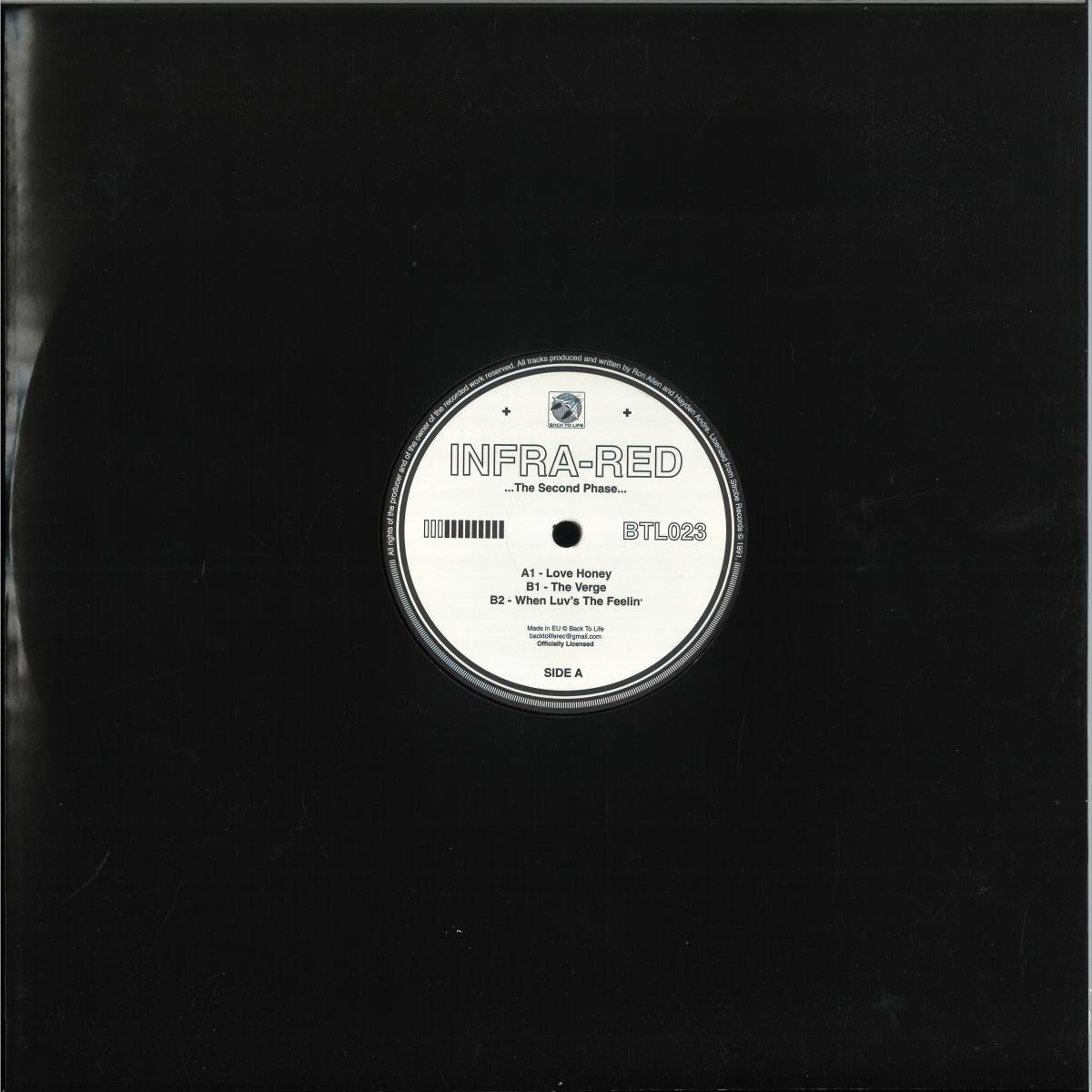 Infra-Red - ...The Second Phase... (VINYL 12" Back To Life BTL023) | NEW-