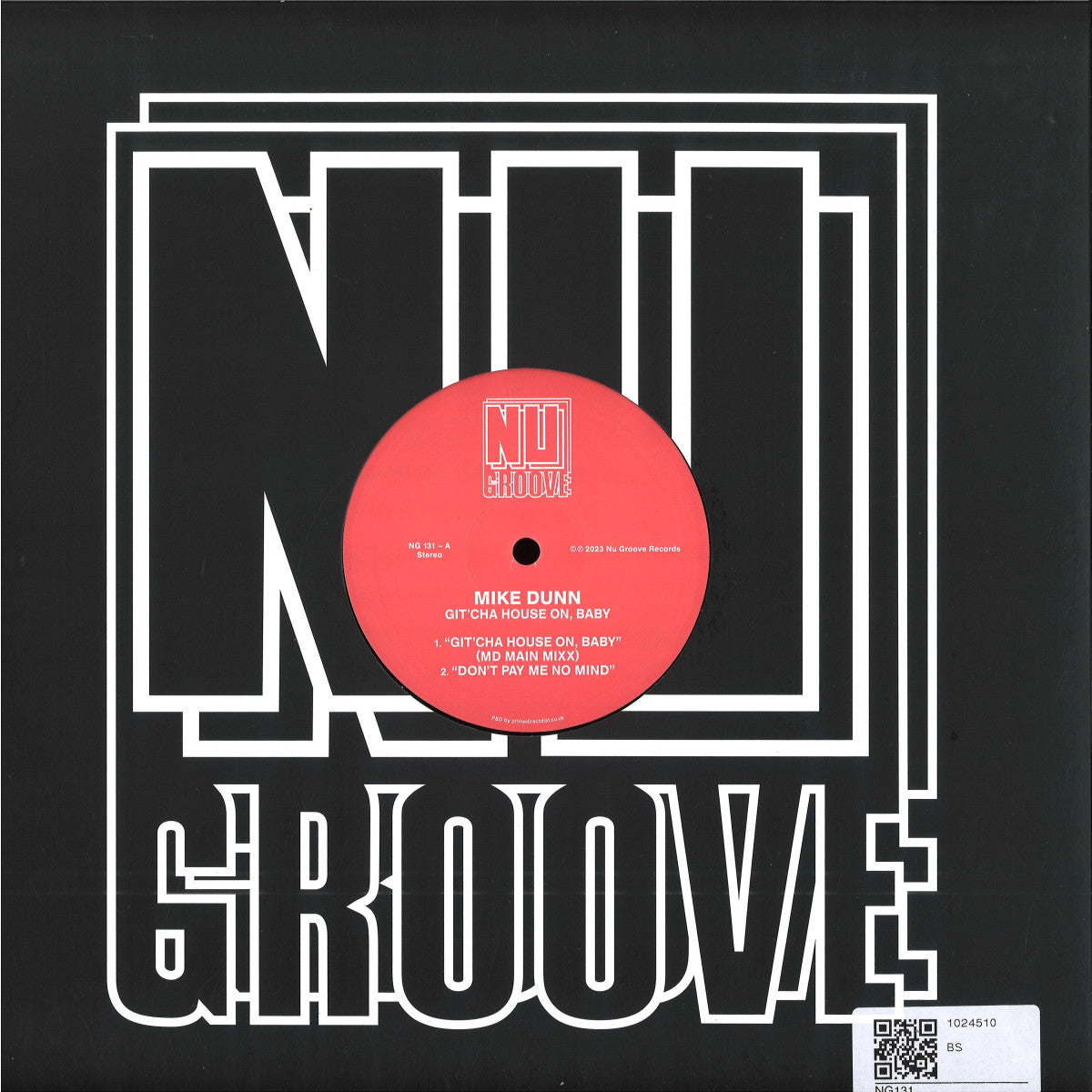 Mike Dunn - Git'cha House On Baby (VINYL 12" Nu Groove NG131 2026) | NEW-