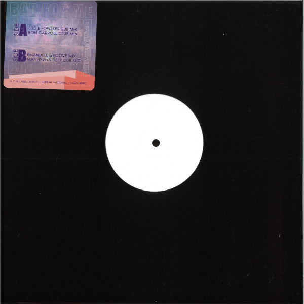 The Next Generation (5) - Bad For Me (12") | Mint (M) Mint (M)-
