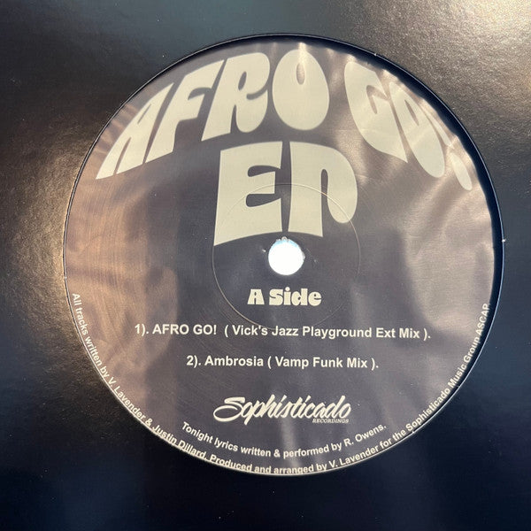 Vick Lavender - Afro Go! EP | Mint (M) Generic-