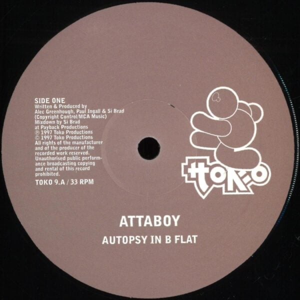 Attaboy - AUTOPSY IN B FLAT / KOOKABURRA (VINYL) | Mint (M) Mint (M)-