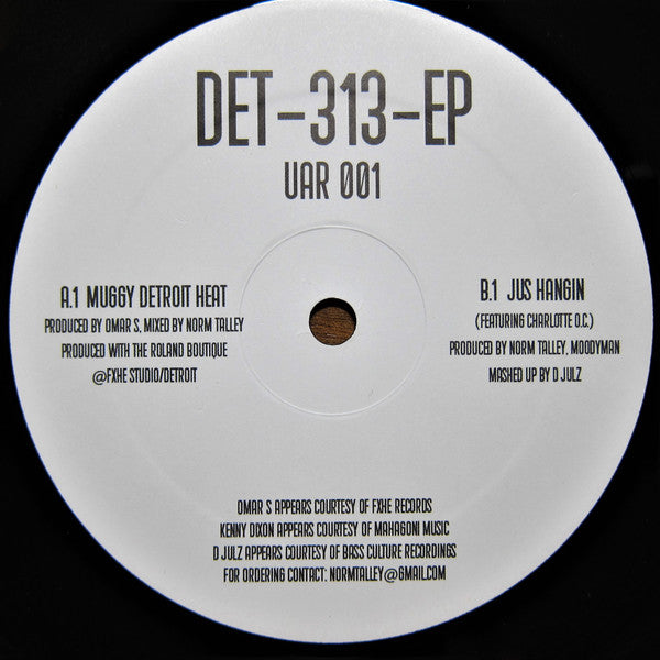 Norm Talley - Det-313-EP (12" VINYL) | Mint (M) Mint (M)-