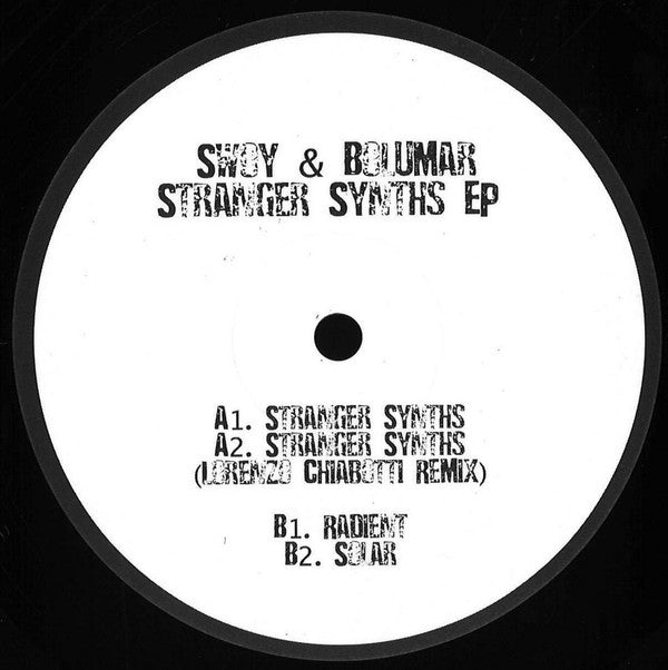 Swoy - Stranger Synths EP | Mint (M) Generic-