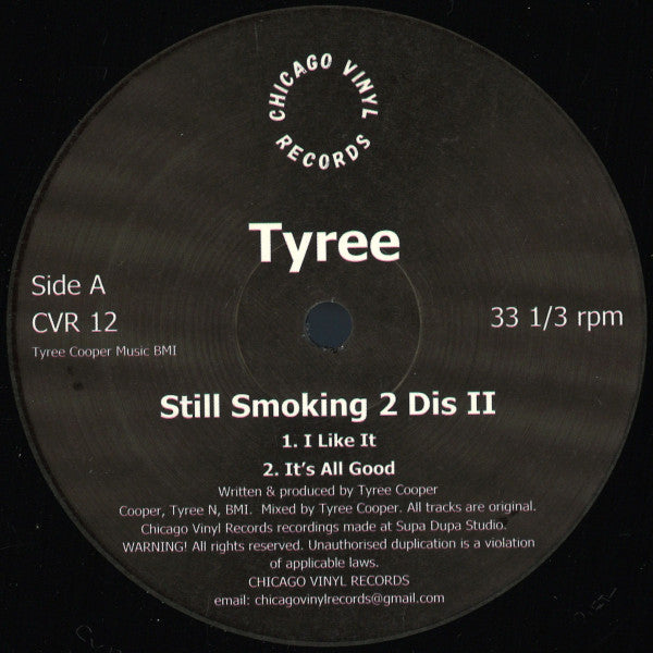 Tyree Cooper - Still Smoking 2 Dis II | Mint (M) Generic-