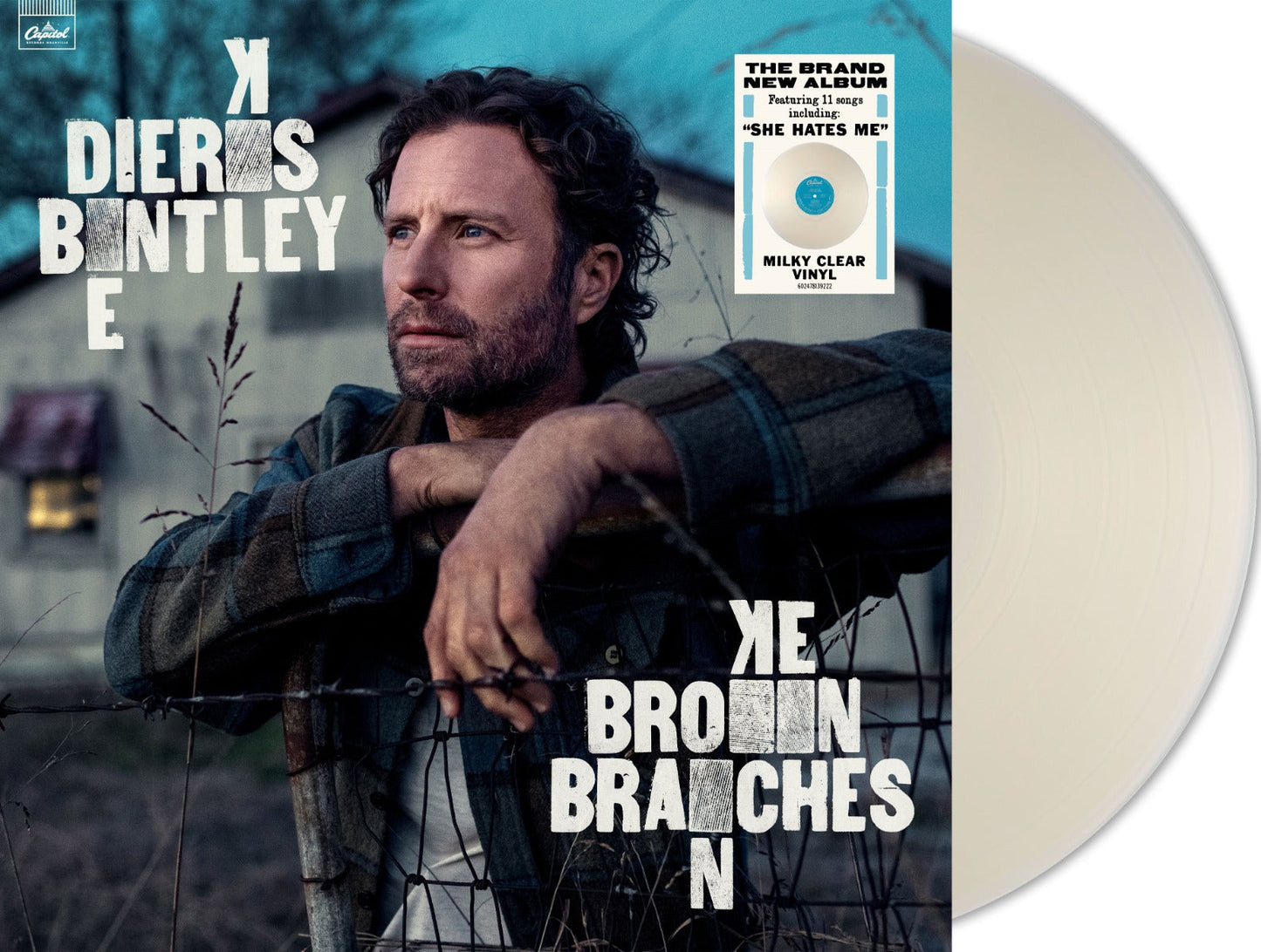 Dierks Bentley - Broken Branches (Indie Exclusive Milky Clear Vinyl) | Mint (M) Mint (M)-
