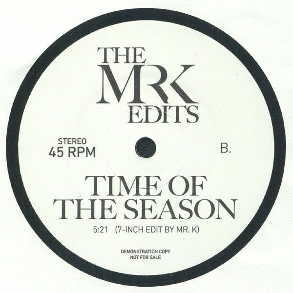 I'm Here Again / Time Of The Season 7" | Mint (M) Generic-
