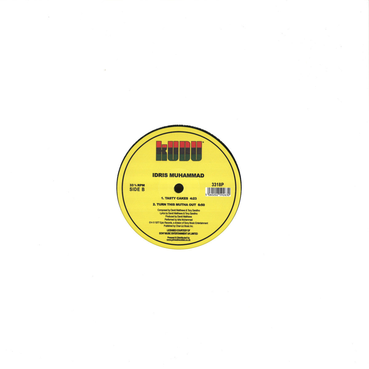 Idris Muhammad - Could Heaven Ever Be Like This / Tasty Cakes & Turn This Mutha Out (VINYL 12" KUDU 3318P) | NEW Mint (M) Mint (M)-