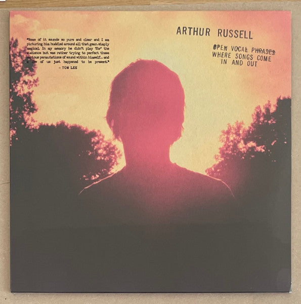 Arthur Russell - Open Vocal Phrases Where Songs Come In And Out (2x VINYL) | Mint (M) Mint (M)-