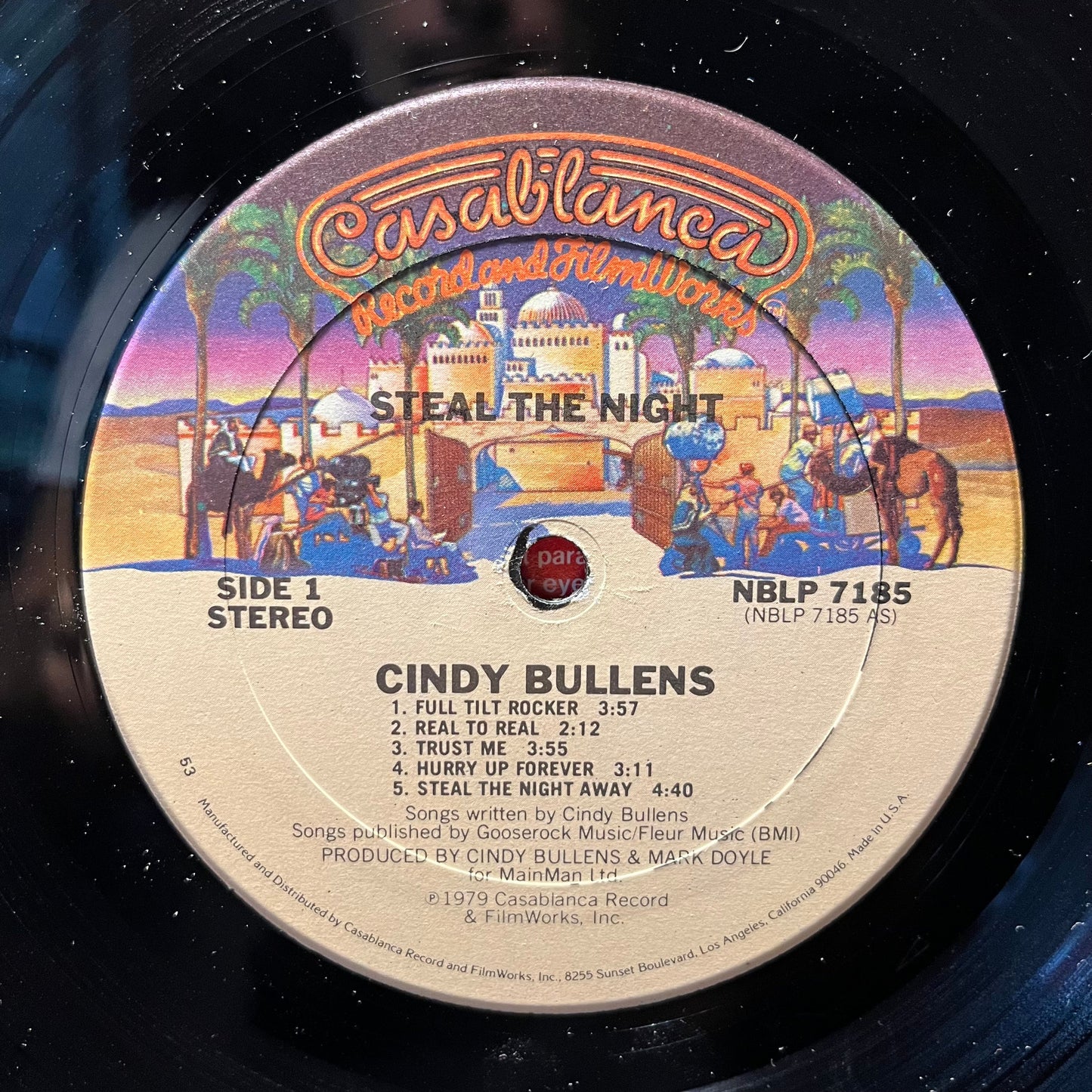 Cindy Bullens - Steal The Night | Near Mint (NM) Near Mint (NM)-