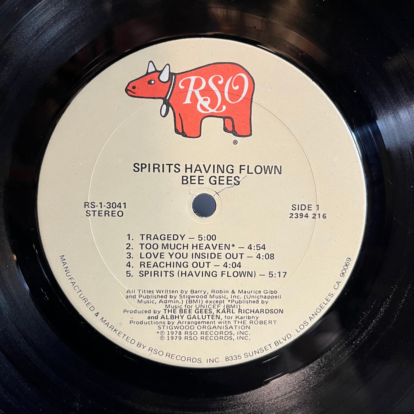 Bee Gees - Spirits Having Flown (VINYL) | Near Mint (NM) Very Good Plus Plus (VG++)-