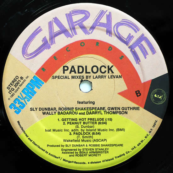 Larry Levan - Padlock (Special Mixes) (VINYL) | Near Mint (NM) Near Mint (NM)-