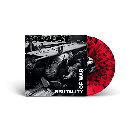 Disgust - Brutality Of War (Red W/ Black Splatter Vinyl) |-