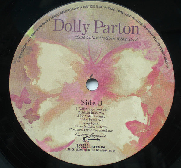 Dolly Parton - Live At The Bottom Line 1977 | Mint (M) Mint (M)-