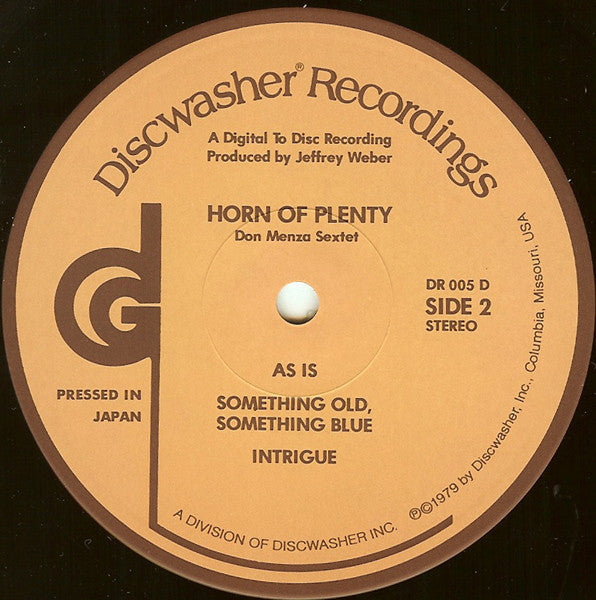 Don Menza With Chuck Findley, Bill Reichenbach (2) - Horn Of Plenty | Near Mint (NM) Near Mint (NM)-