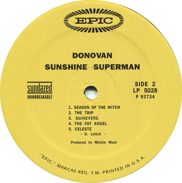 Sunshine Superman | Mint (M) Mint (M)-
