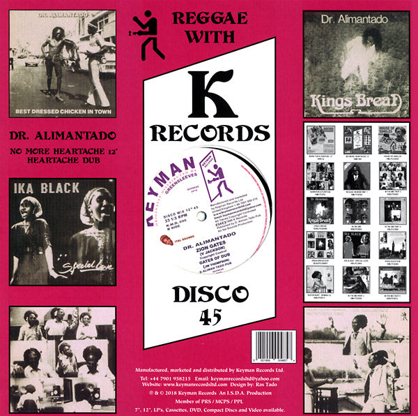 DR. ALIMANTADO - Zion Gates (VINYL) | Mint (M) Mint (M)-