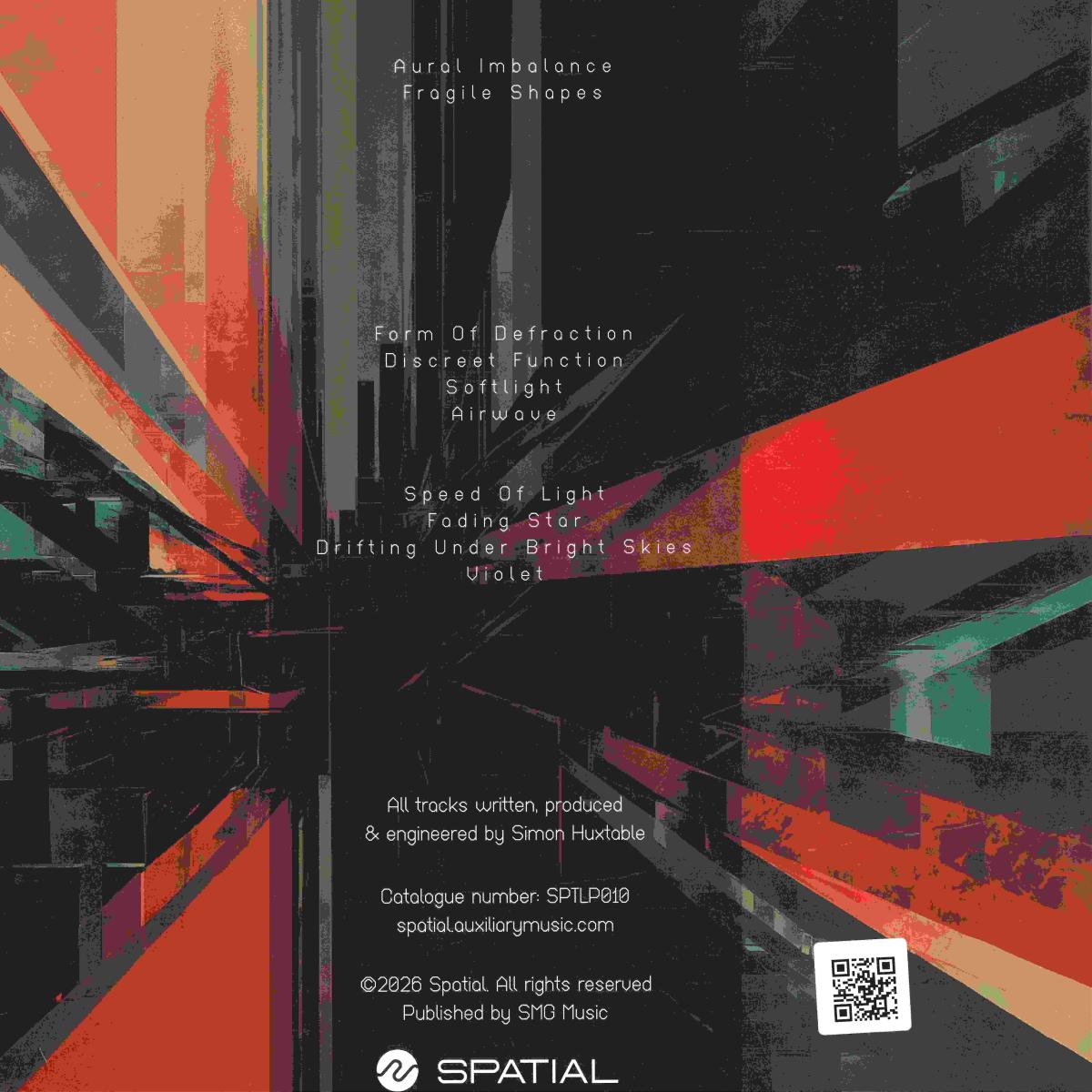 Aural Imbalance - Fragile Shapes (COLOR VINYL 2xLP Spatial SPTLP010) | NEW Mint (M) Mint (M)-