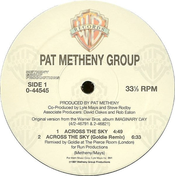 Pat Metheny Group - Across The Sky / The Roots Of Coincidence (GOLDIE) | Excellent+ (EX+) Excellent (EX)-