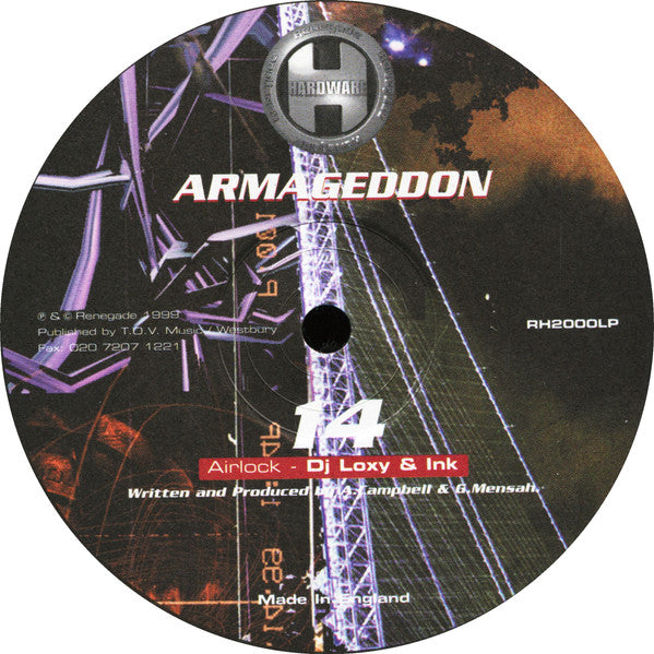 Various - Armageddon (12" VINYL) *RECORD 7 ONLY* | Excellent (EX) Generic-