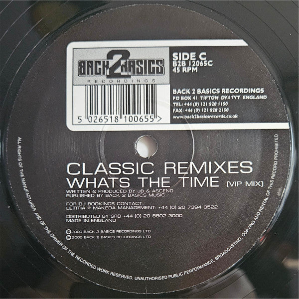 Various - Back 2 Back Classic Remixes (RECORD 2 ONLY)(VINYL) |-