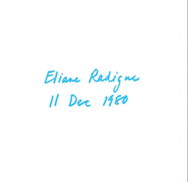 Eliane Radigue - 11 Dec 80 |-