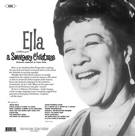 Ella Fitzgerald Ella Wishes You A Swinging Christmas DOL LP, Album, RE, Whi Mint (M) Mint (M)-