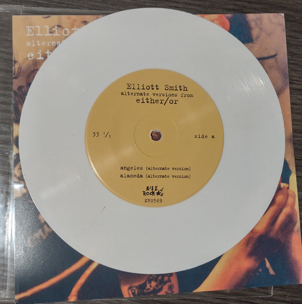 Elliott Smith - alternate versions from either/or (7" WHITE VINYL) | Mint (M) Mint (M)-