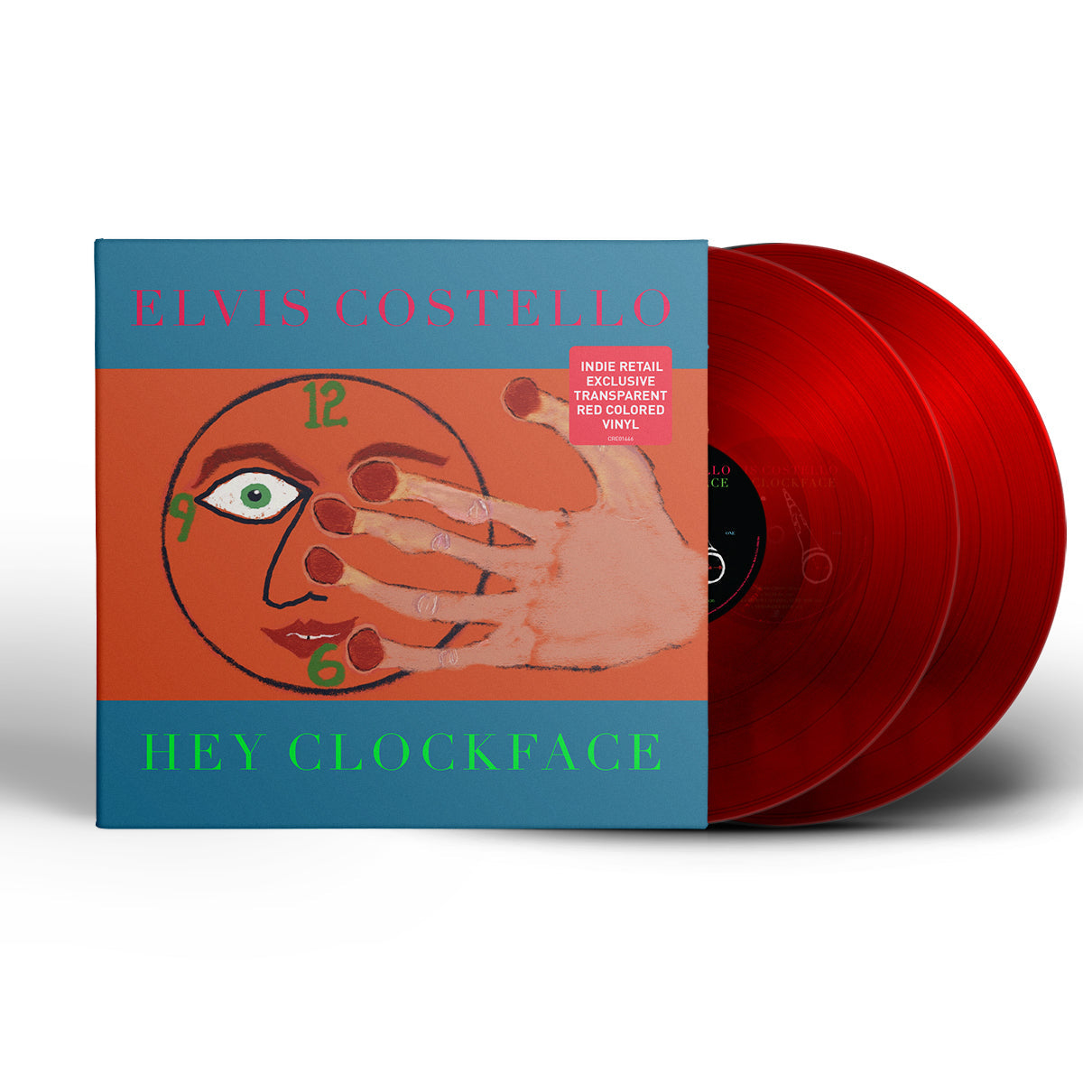 Elvis Costello - Hey Clockface (2LP Indie Excl Red Vinyl, Gatefold) | Mint (M) Mint (M)-