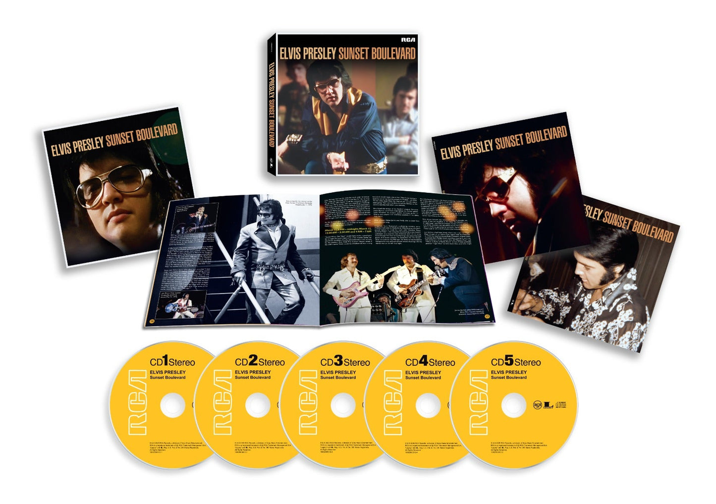 Elvis Presley - Sunset Boulevard (5CD Box Set) | Mint (M) Mint (M)-