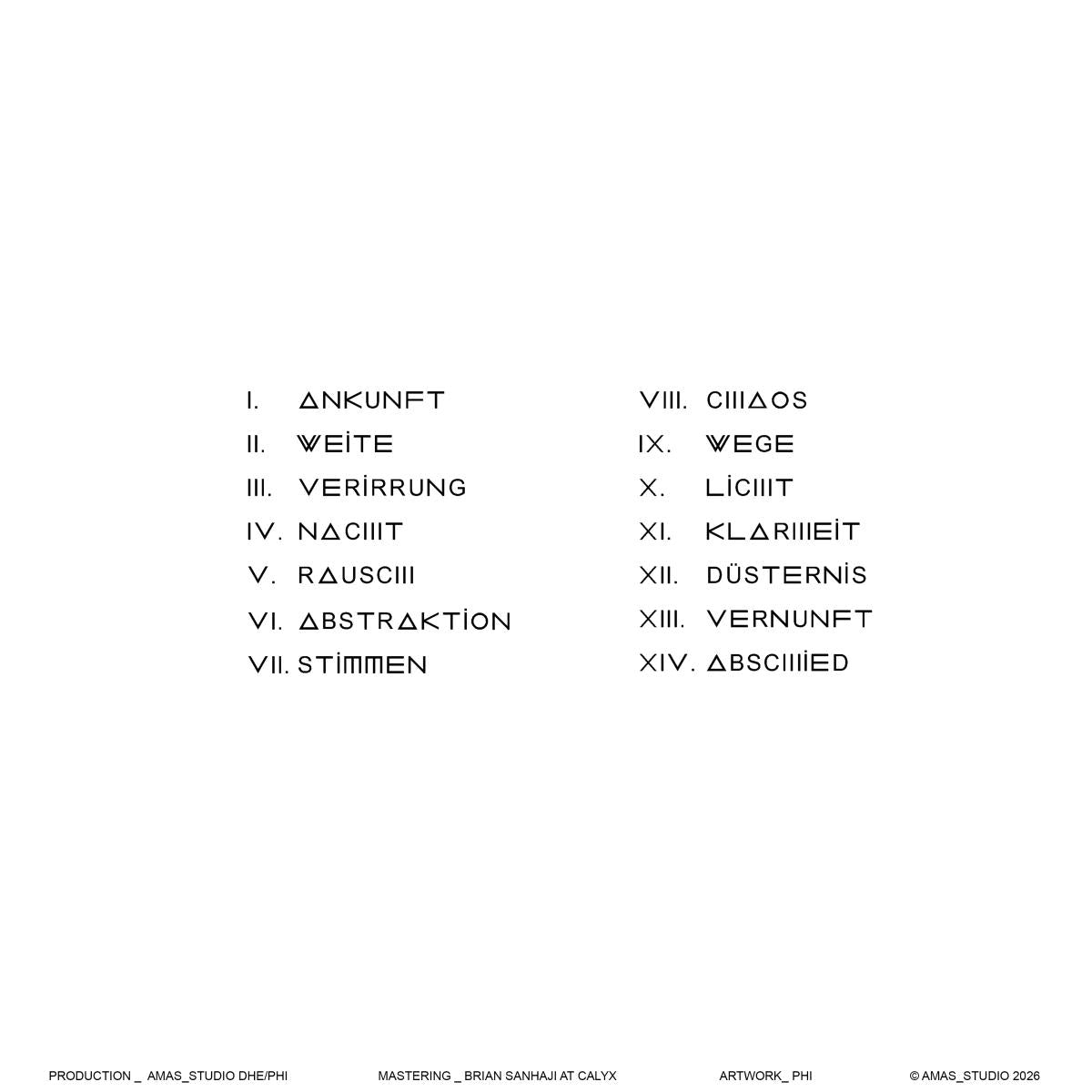 AMAS x Frithjof-Martin Grabner - SRDGN x LPZG (VINYL 2xLP Amas_Studio AMAS006) | NEW Mint (M) Mint (M)-