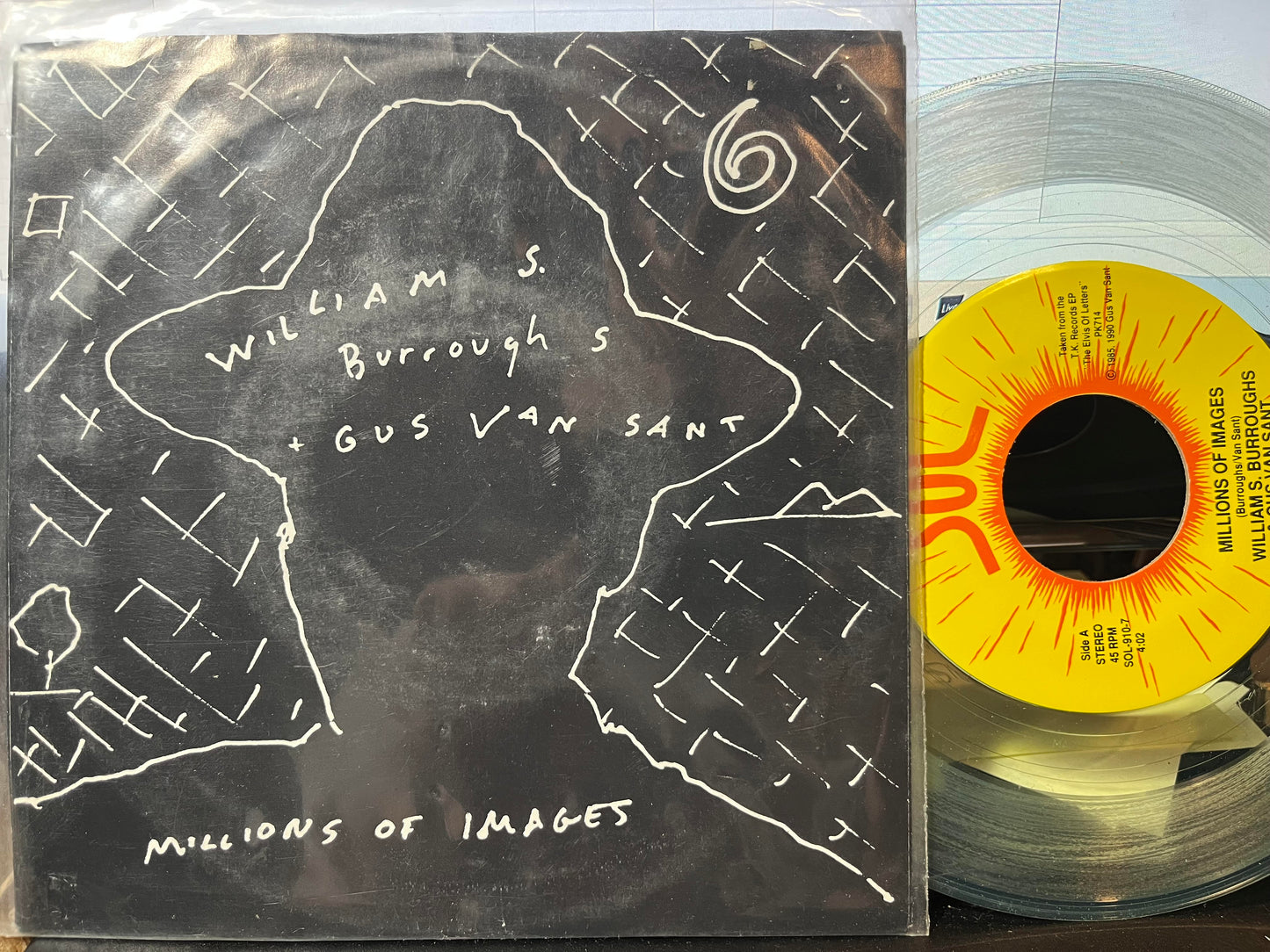 William S. Burroughs - Millions Of Images (7" VINYL) | Near Mint (NM) Near Mint (NM)-