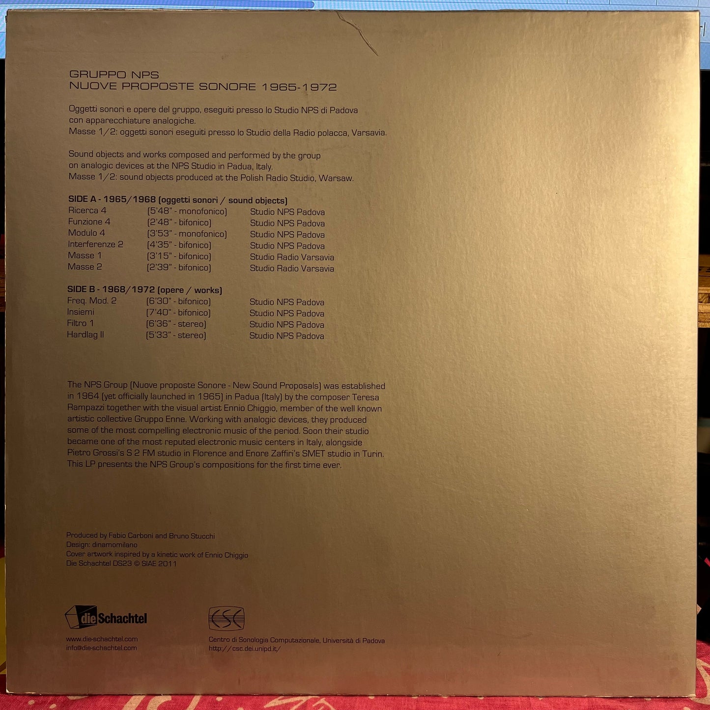 Gruppo NPS - Nuove Proposte Sonore 1965-1972 | Near Mint (NM) Excellent (EX)-