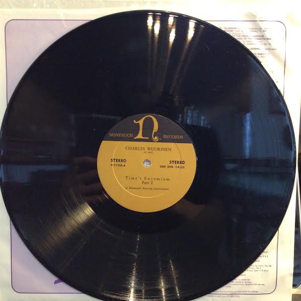 Charles Wuorinen - Time's Encomium (For Synthesized & Processed Synthesized Sound) (VINYL) | Near Mint (NM or M-)-