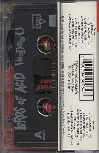 Lords Of Acid - Voodoo-U (CASSETTE) | Very Good Plus (VG+) Excellent (EX)-
