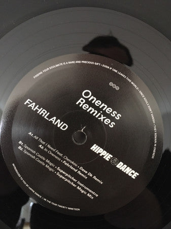 Fahrland - Oneness Remixes | Mint (M) Mint (M)-