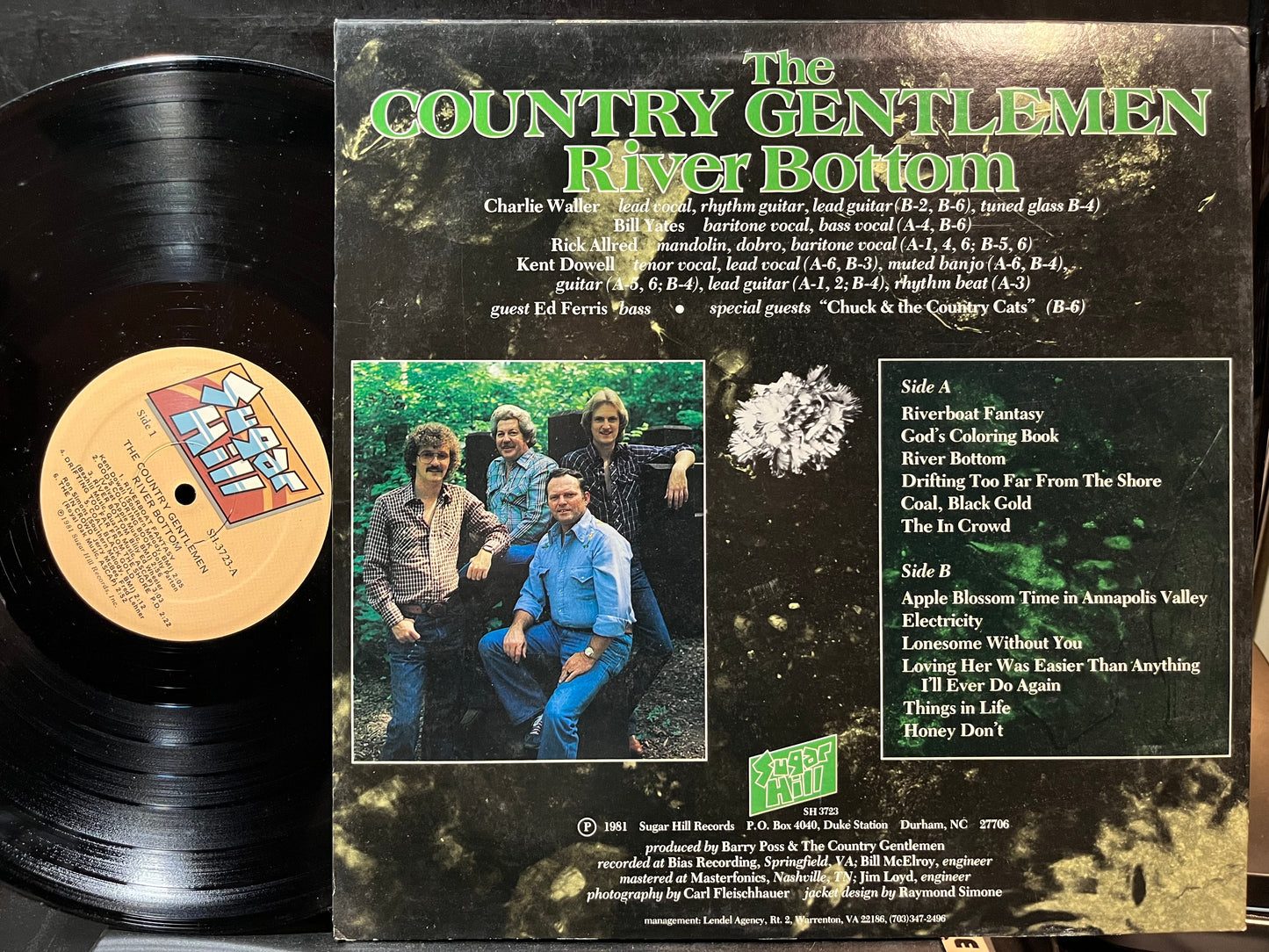 The Country Gentlemen - River Bottom (VINYL LP SUGAR HILL SH 3723 1981) | Near Mint (NM or M-) Near Mint (NM)-