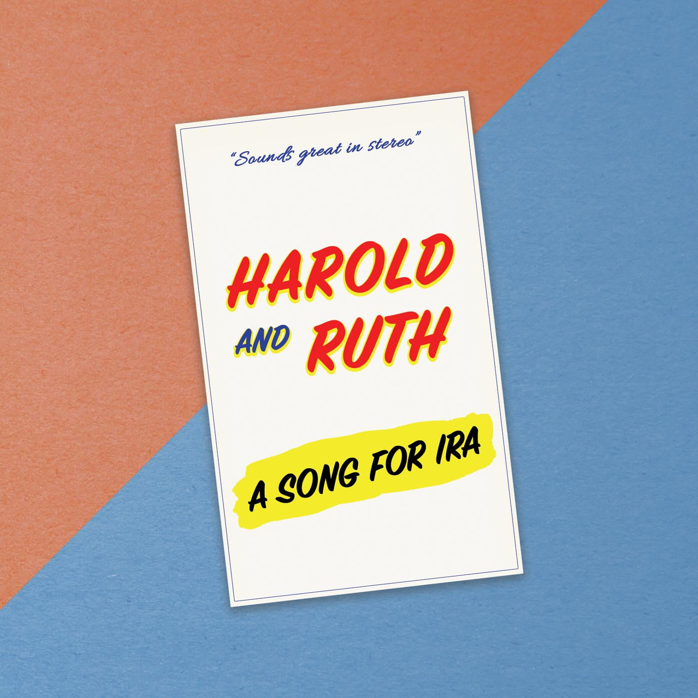 Harold & Ruth - A Song For Ira (CD) |-