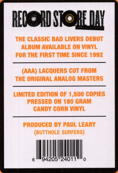 Bad Livers - Delusions Of Banjer (2025 RSD COLOR VINYL) | Mint (M) Mint (M)-