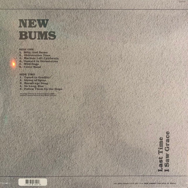 New Bums - Last Time I Saw Grace (VINYL) | Mint (M) Mint (M)-