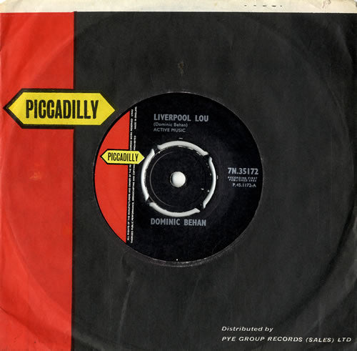 Dominic Behan - Liverpool Lou (7" VINYL) | Excellent+ (EX+) Generic-