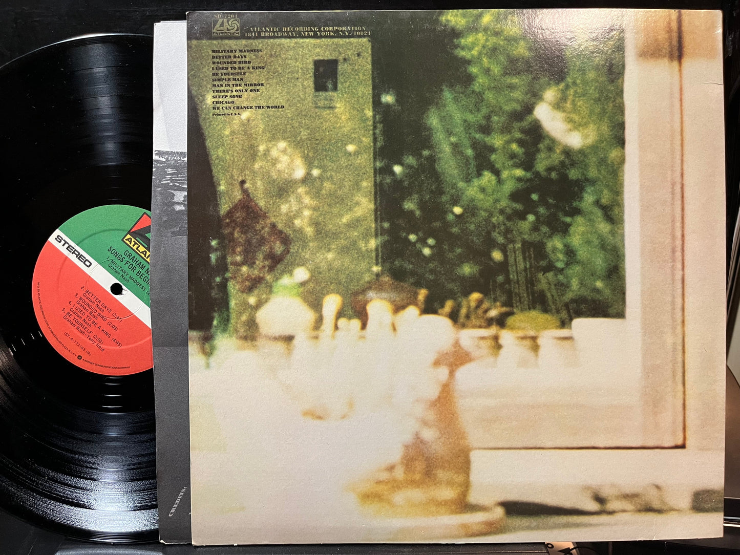 Graham Nash - Songs For Beginners (VINYL LP ATLANTIC SD 7204 1975) | Near Mint- (NM-) Near Mint (NM)-