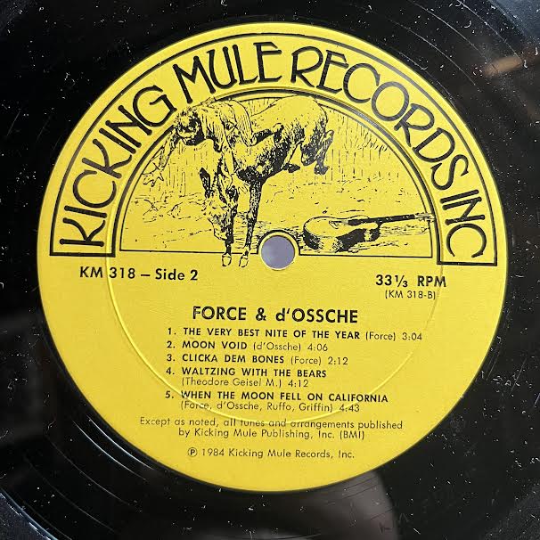 Bob Force - When The Moon Fell On California (VINYL) | Near Mint- (NM-) Excellent+ (EX+)-