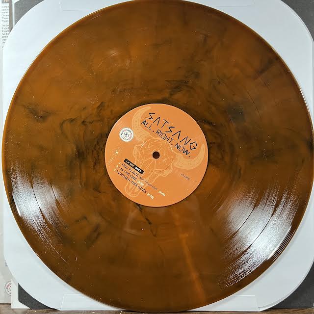 Satsang (2) - All. Right. Now. (ORANGE W/ BLACK SMOKE VINYL) | Near Mint (NM or M-)-