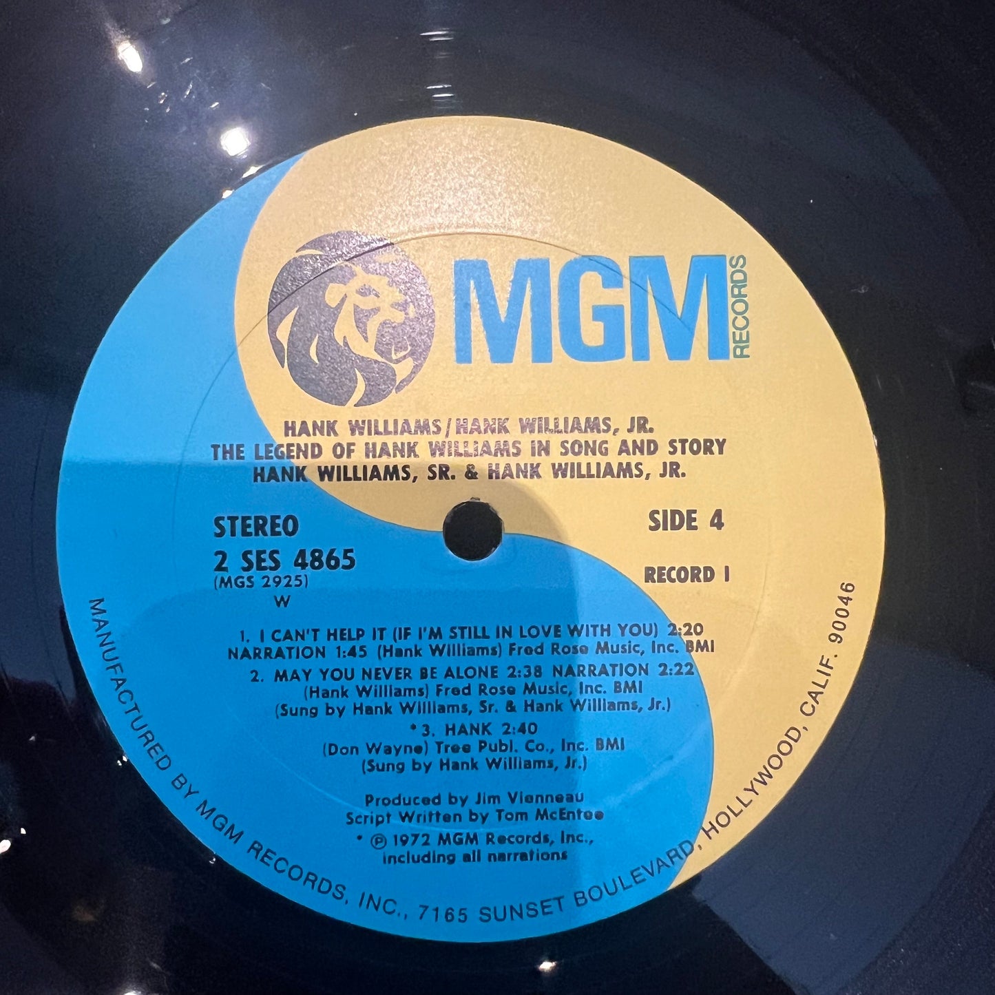 Hank Williams - The Legend Of Hank Williams In Song And Story | Near Mint (NM) Excellent (EX)-