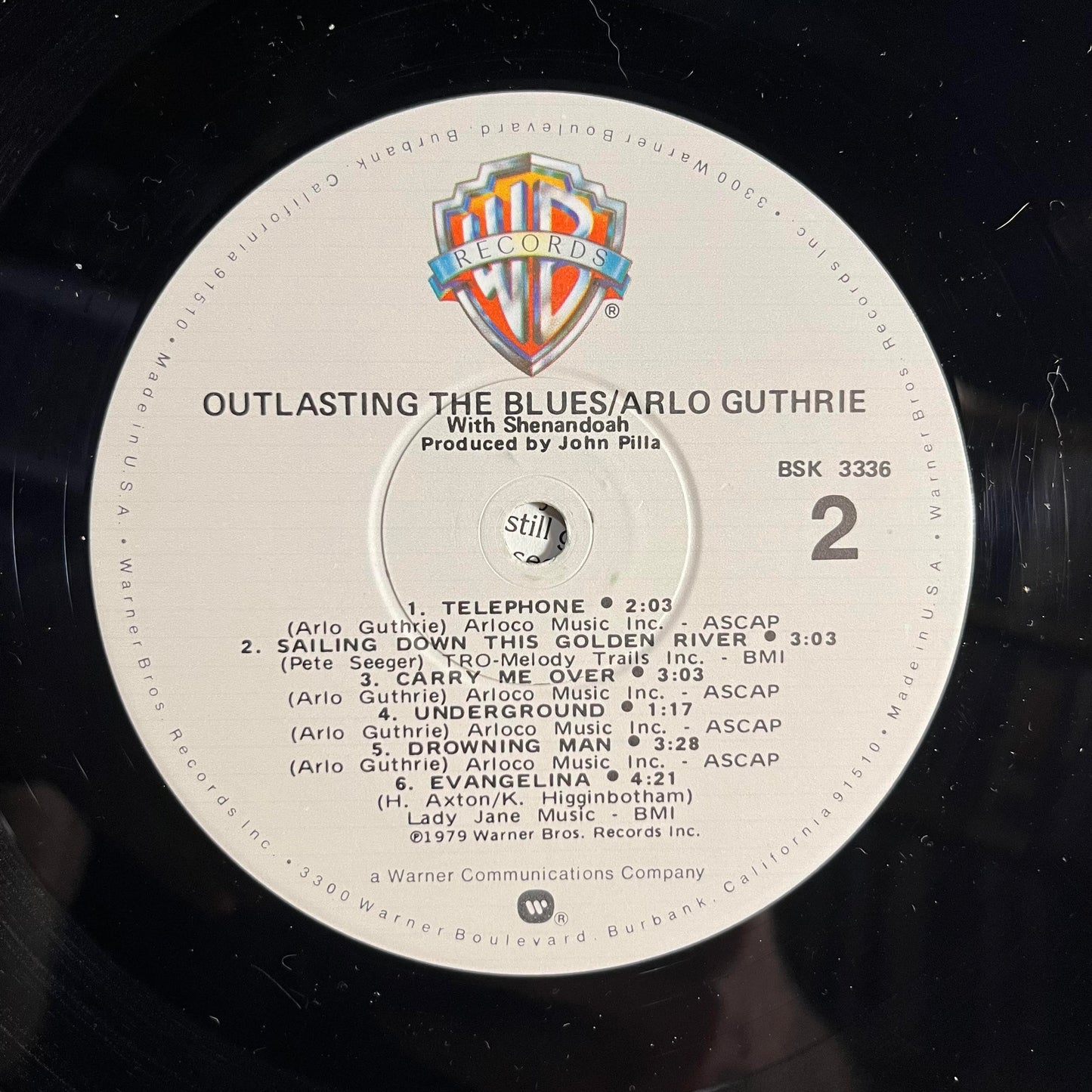 Arlo Guthrie - Outlasting The Blues *WINCHESTER* | Near Mint (NM) Excellent (EX)-