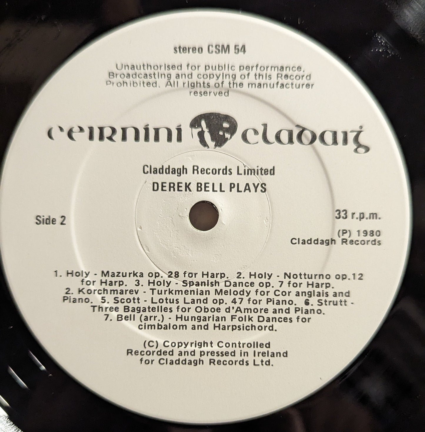 Derek Bell - Derek Bell Plays With Himself | Near Mint (NM) Near Mint (NM)-